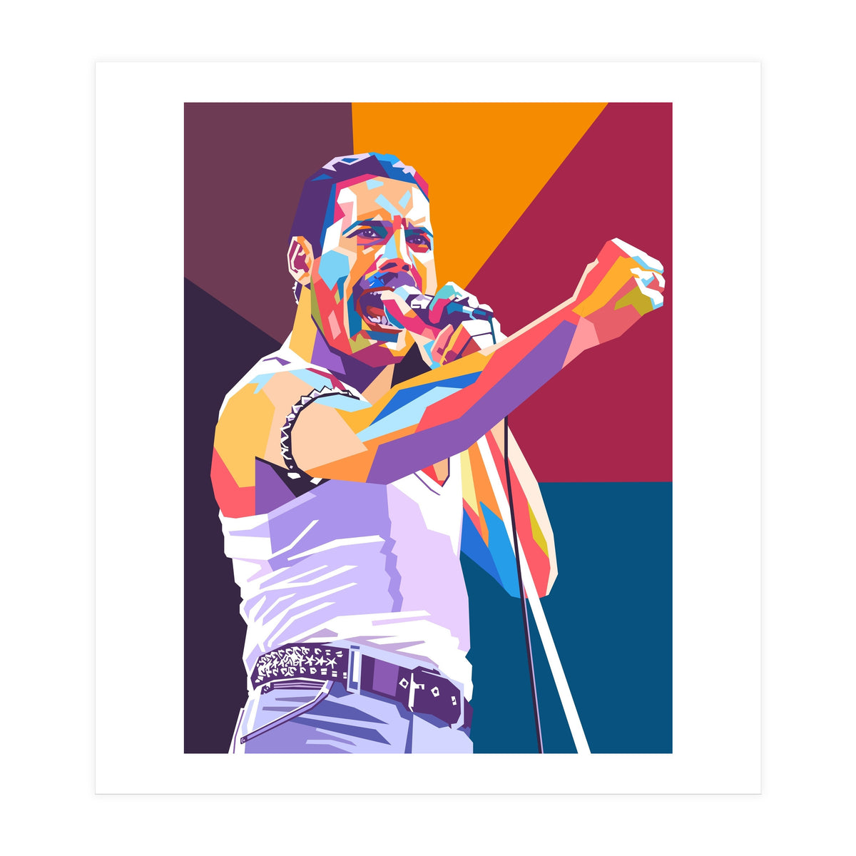 Freddie Mercury art (Print Only)