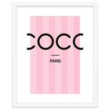 Paris Fashion Quote Art, Coco Chanel, Chic Decor thumbnail