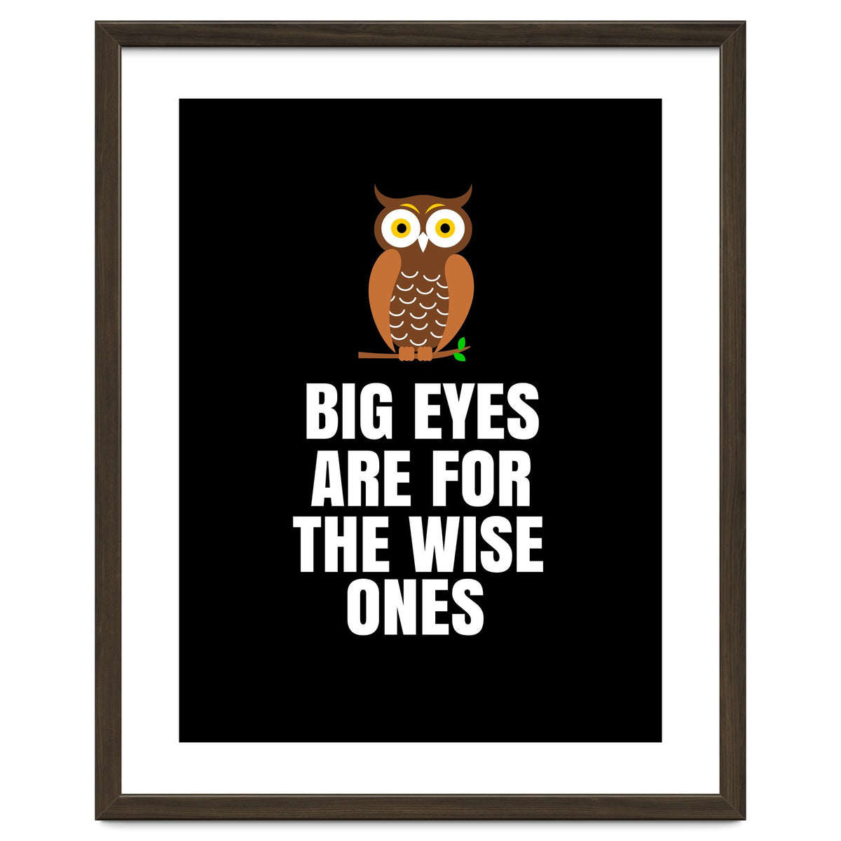 Big Eyes Are For The Wise Ones