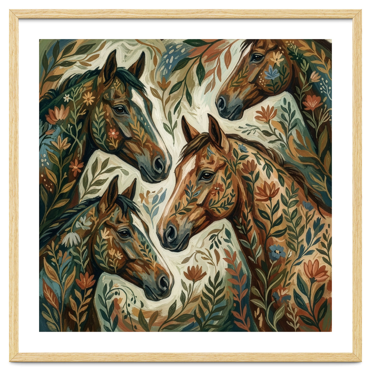 Wild Horses In Bloom