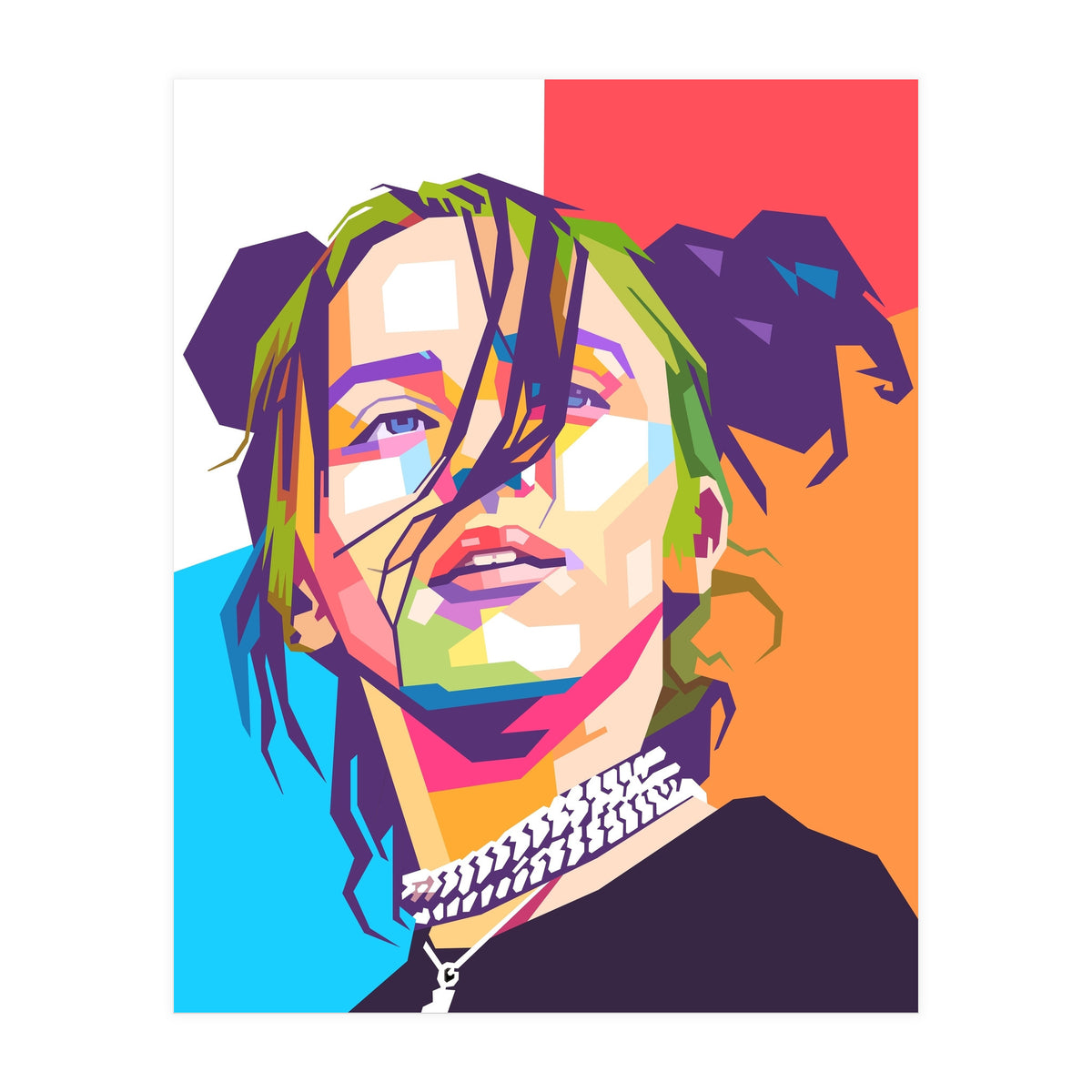 Billie Eillish wpap art  (Print Only)