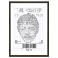 Receipt Art Paul Mc Cartney