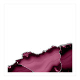 Burgundy & Silver Agate Texture 13  (Print Only) thumbnail