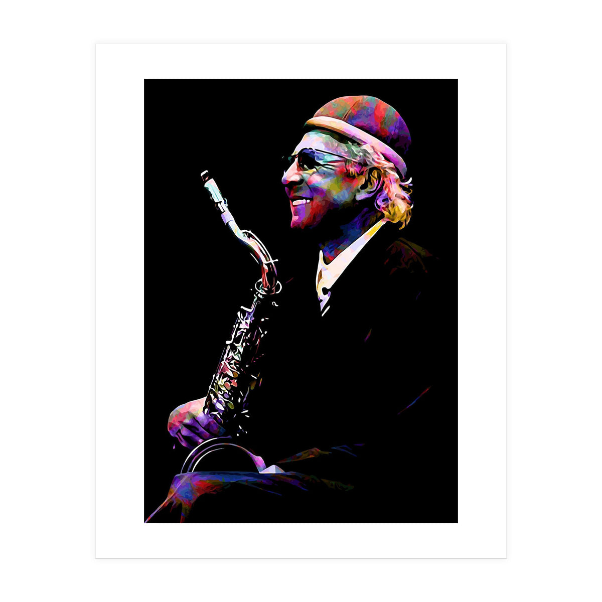 Charles Lloyd Jazz Saxophonist (Print Only)
