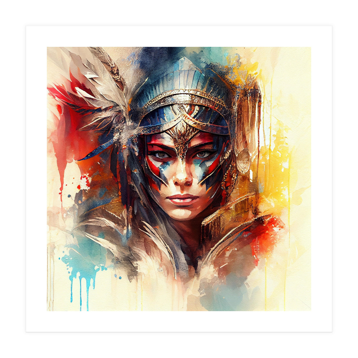 Powerful Warrior Woman #5 (Print Only)