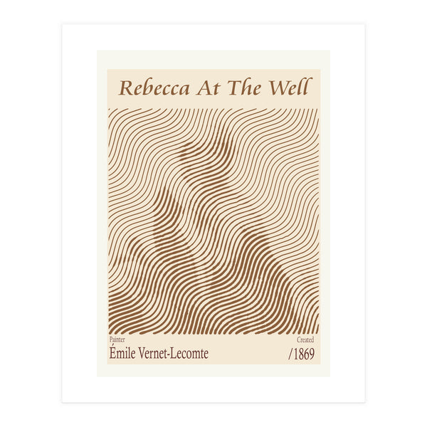 Rebecca At The Well – Émile Vernet Lecomte (1869) (Print Only)