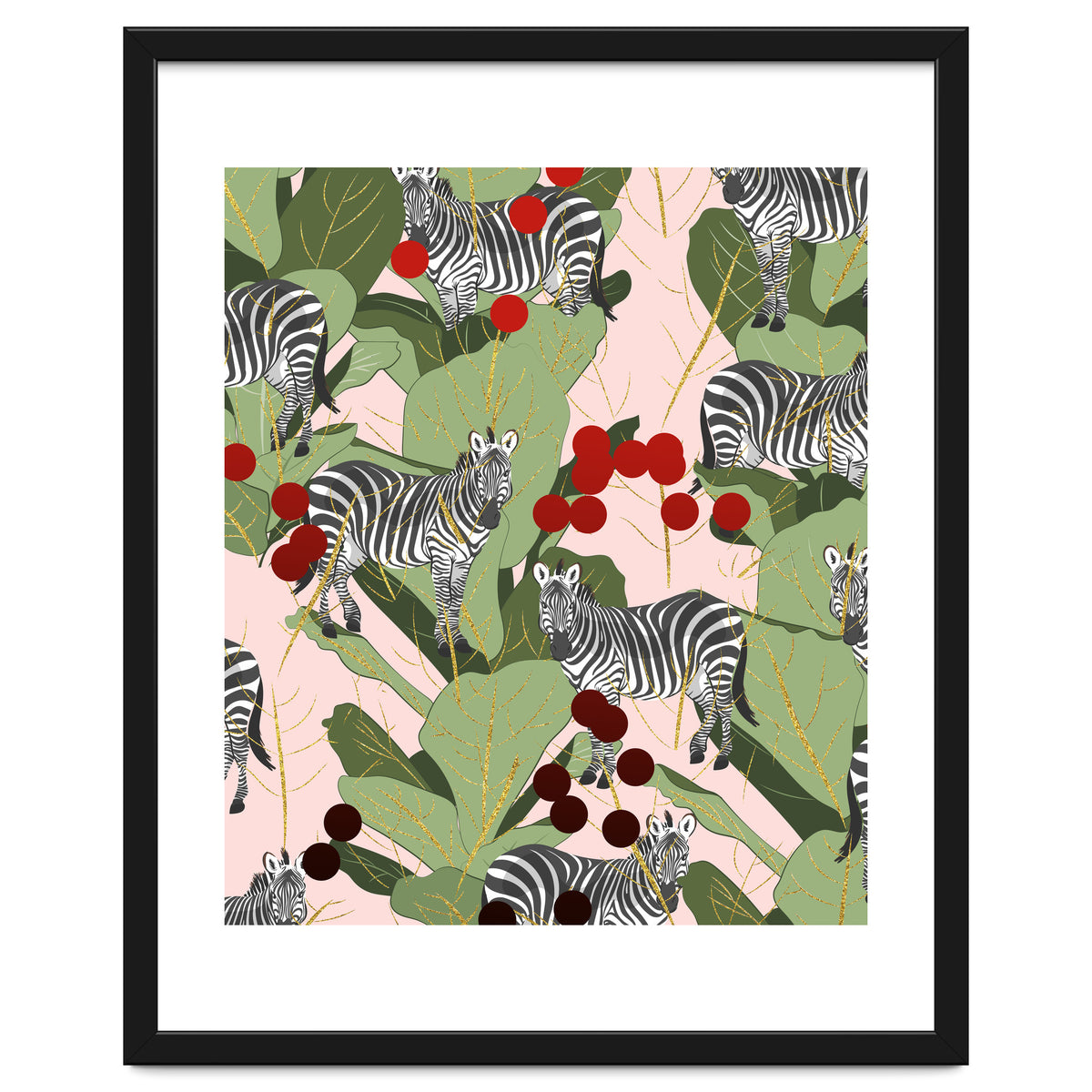 Zebra Harem #society6 #decor #buyart