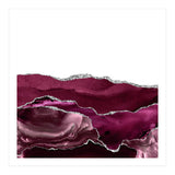 Burgundy & Silver Agate Texture 11  (Print Only) thumbnail