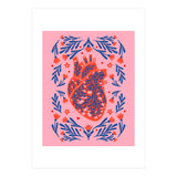 Floral Anatomical Heart (Print Only) thumbnail