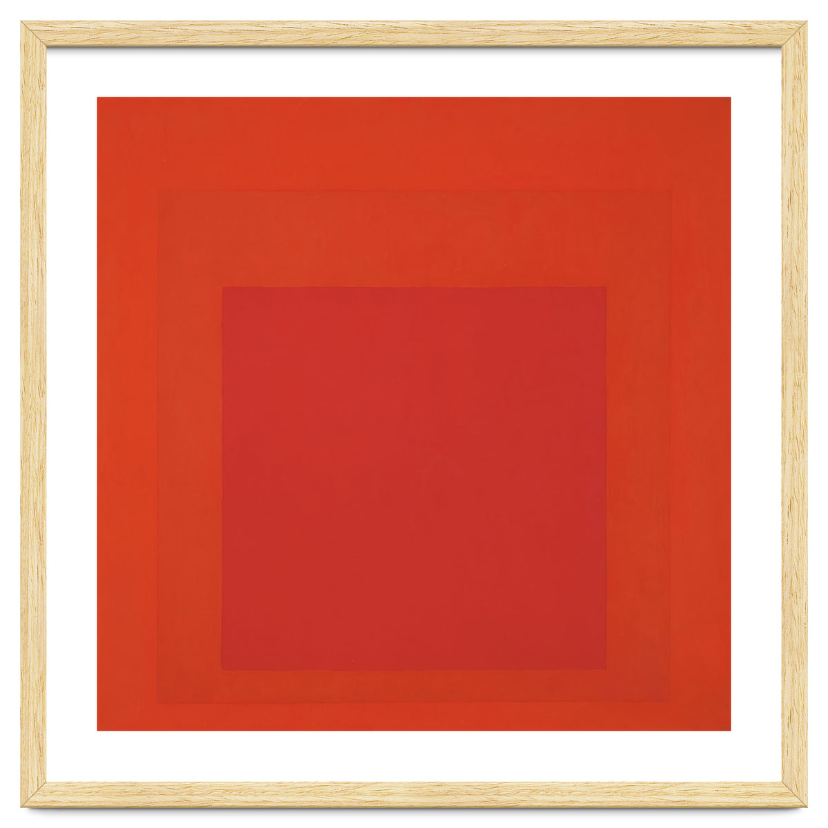 JOSEF ALBERS - HOMAGE TO THE SQUARE RED