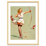 Pinup Sexy Girl Playing A Cupid thumbnail