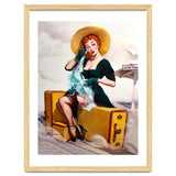 Pinup Sexy Girl Left At The Bus Station thumbnail