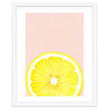 Lemon Slice, Fresh Citrus Kitchen Summer Art thumbnail