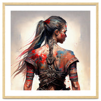 Powerful Warrior Back Woman #4