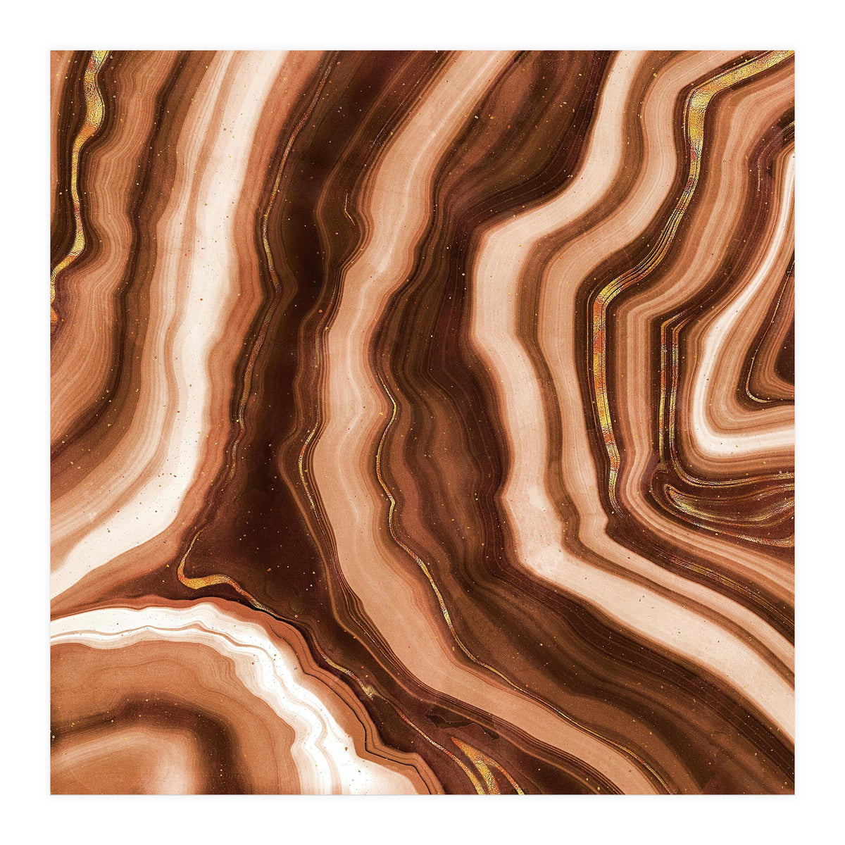 Golden Agate Texture 02 (Print Only)