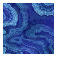 Blue Agate Texture 05 (Print Only)