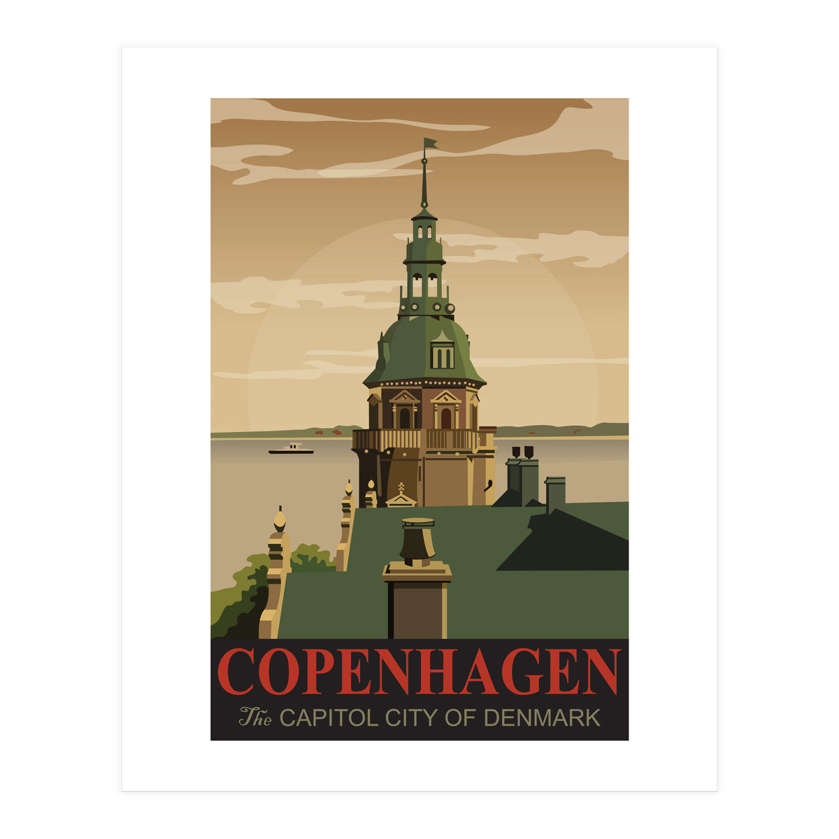 Denmark, Copenhagen (Print Only)