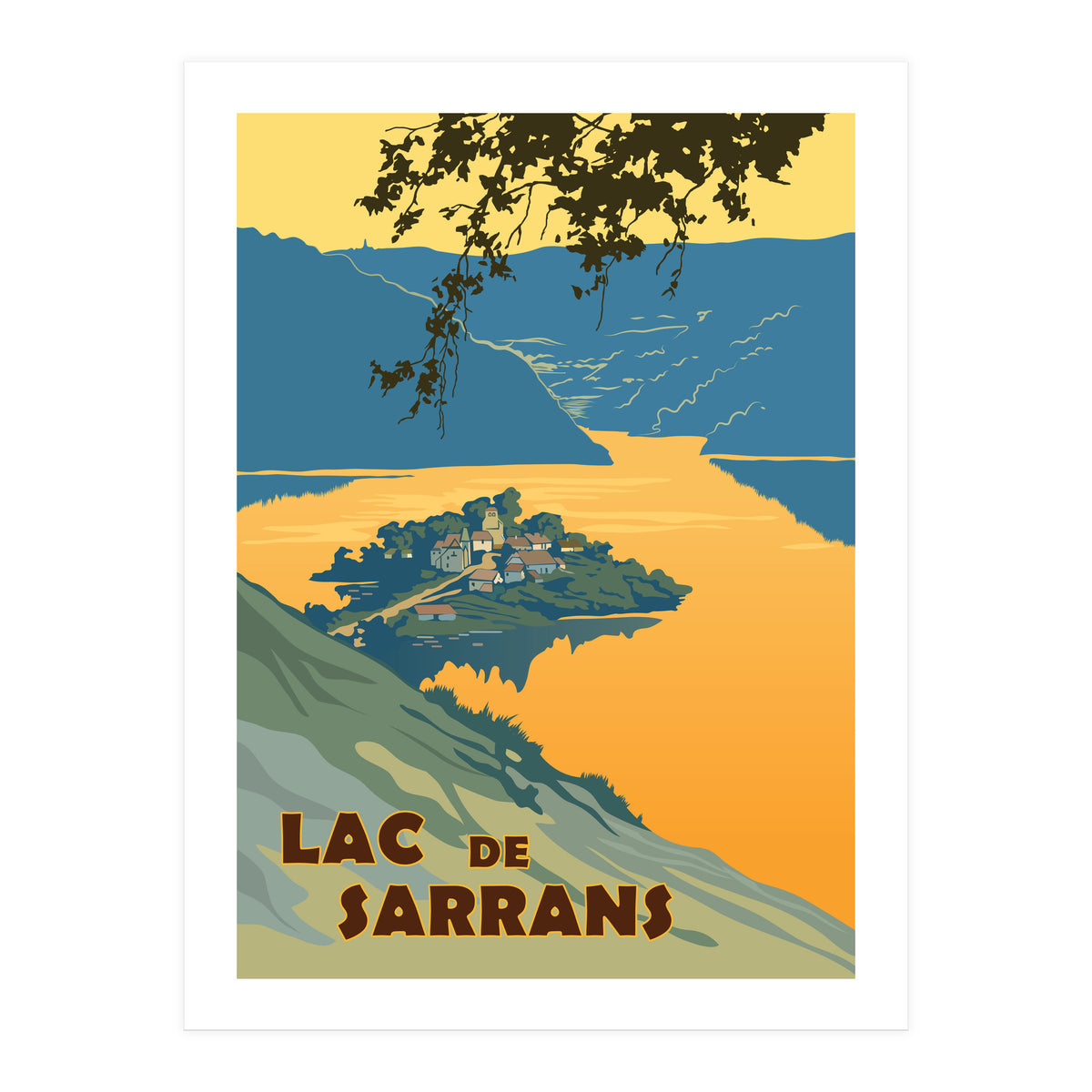 Lac De Sarrans (Print Only)