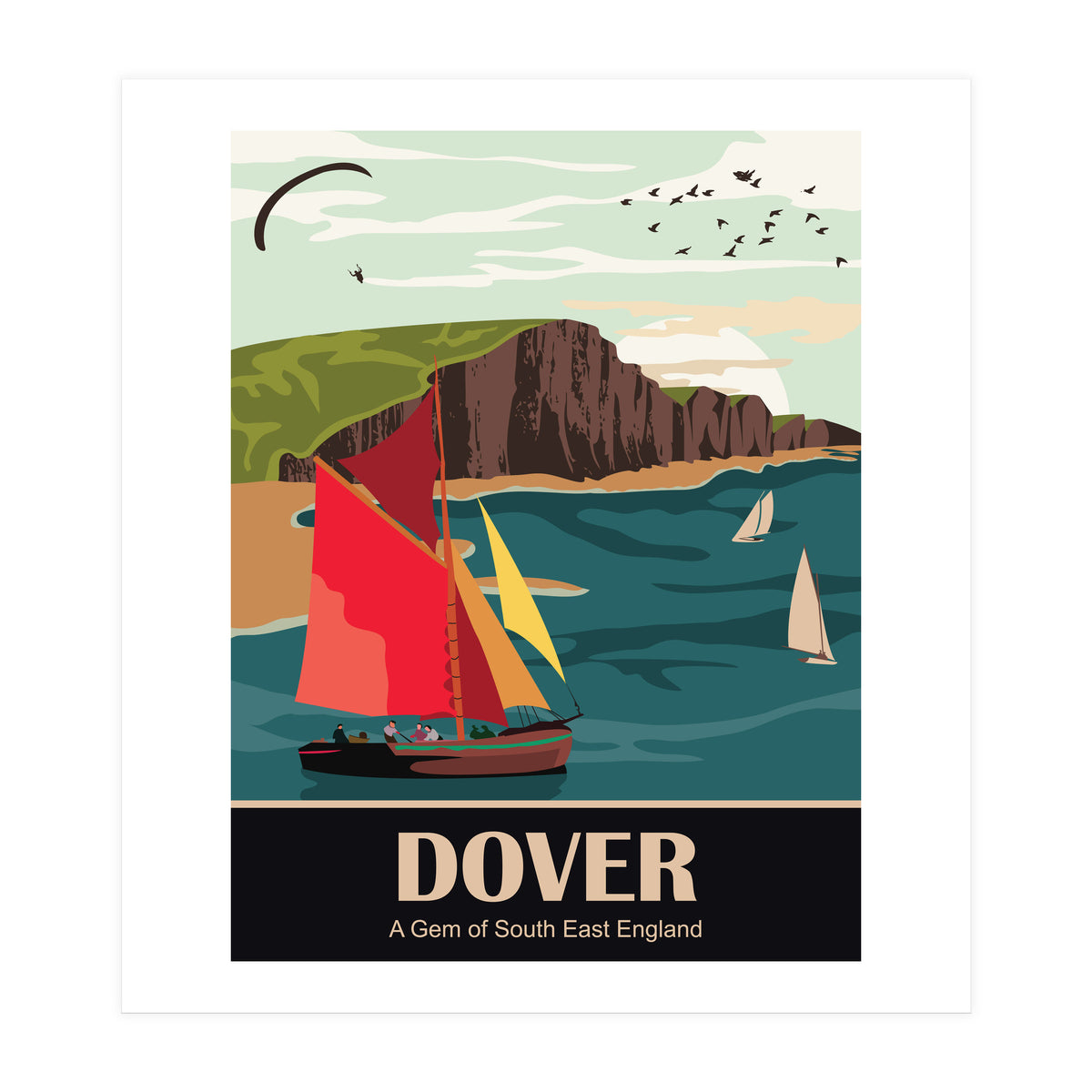 Dover, a Gem Of Southeast England (Print Only)
