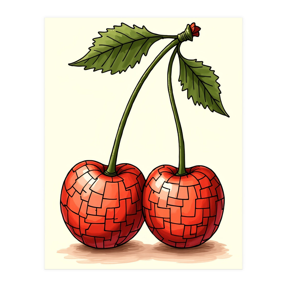 Cherry Contemporary (Print Only)