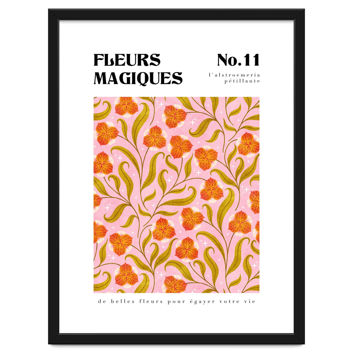 Magical Flowers No.11 Alstroemerias Print