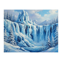 Frozen Cascades of Winter (Print Only)