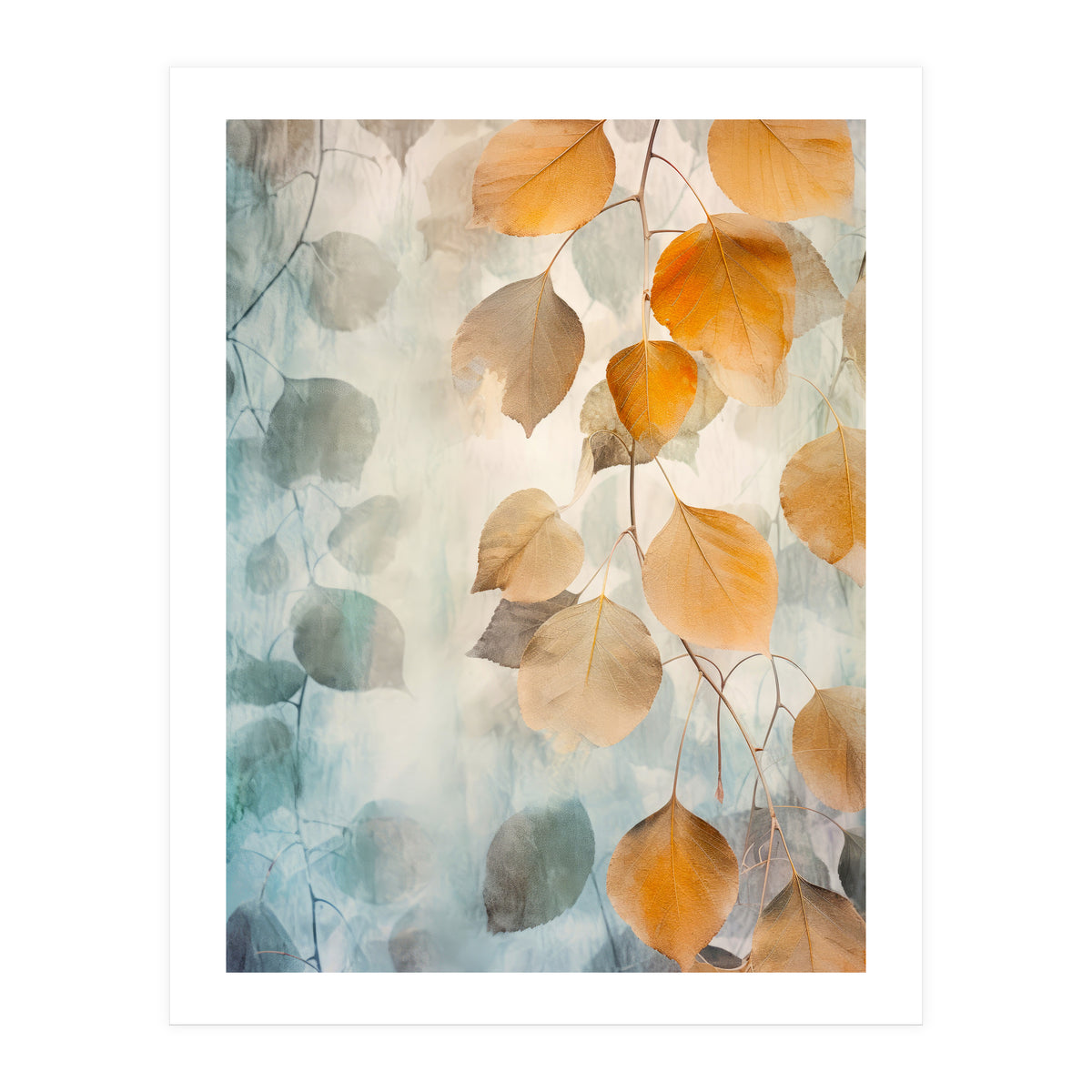 Winter leaves 4 (Print Only)