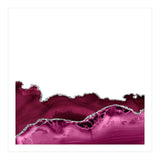Burgundy & Silver Agate Texture 16  (Print Only) thumbnail