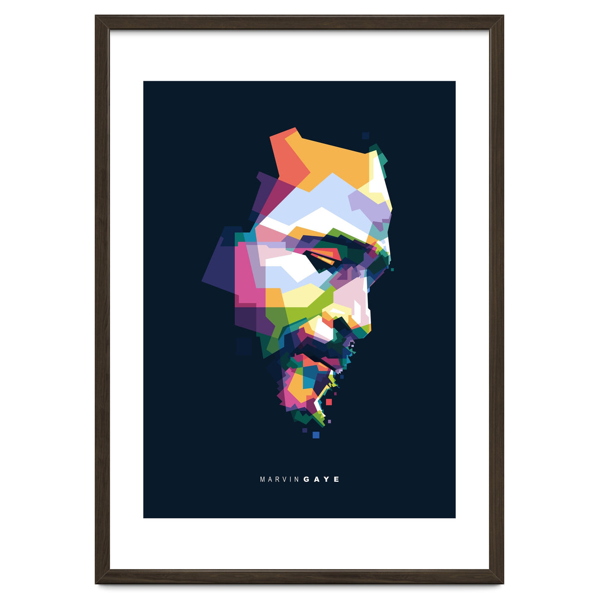 Marvin Gaye Pop Art WPAP