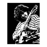 Pat Metheny American Jazz Guitarist Legend in Monochrome 3 (Print Only) thumbnail