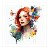 Red Hair Butterfly Reverie (Print Only) thumbnail