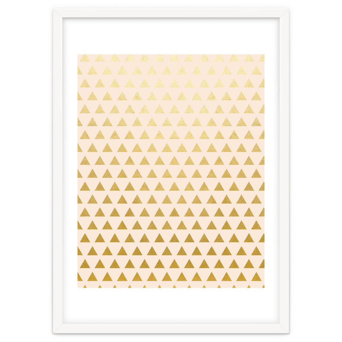 Blush + Gold Triangles #society6 #decor #buyart
