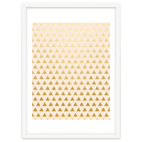 Blush + Gold Triangles #society6 #decor #buyart