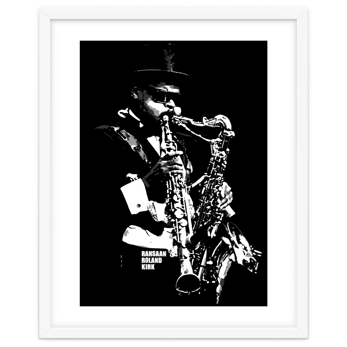 Rahsaan Roland Kirk American Jazz Multi-Instrumentalist