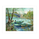 Vincent Van Gogh / 'Fishing in Spring, the Pont de Clichy ', 1887, Oil on canvas, 49 x 58 cm. (Print Only) thumbnail