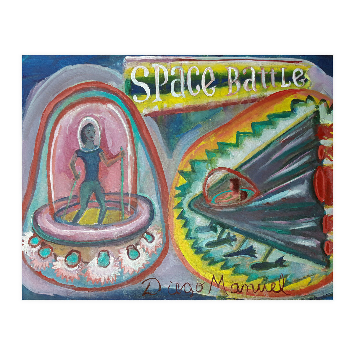 Space Battle (Print Only)