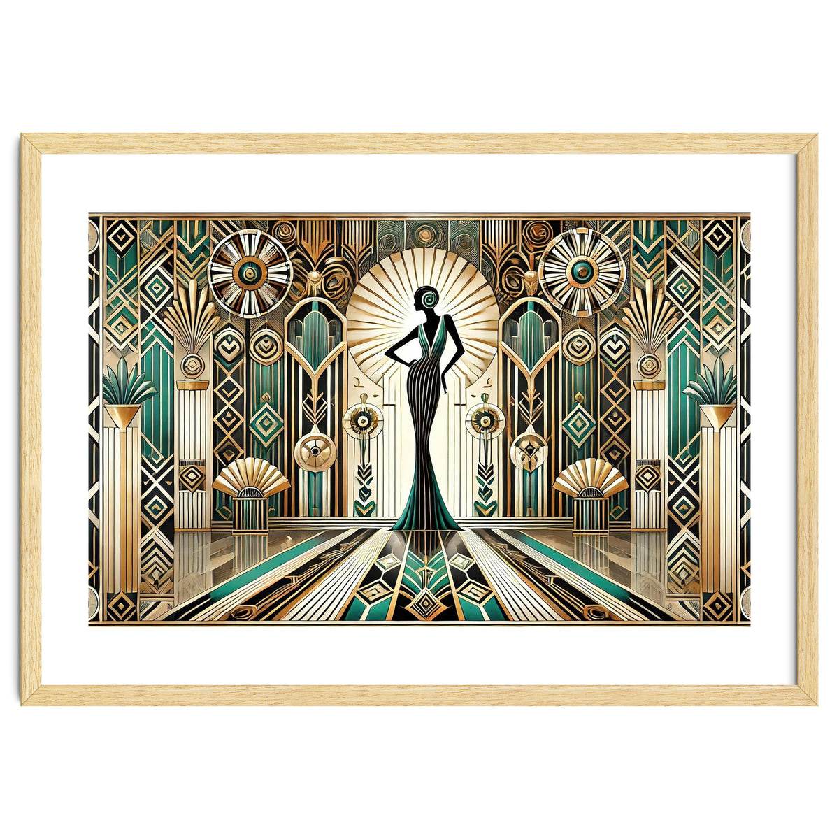 Art Deco Glamour Woman