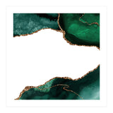 Emerald & Gold Agate Texture 11 (Print Only) thumbnail