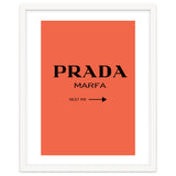Prada Marfa, Fashion Sign Poster, Chic Decor, thumbnail