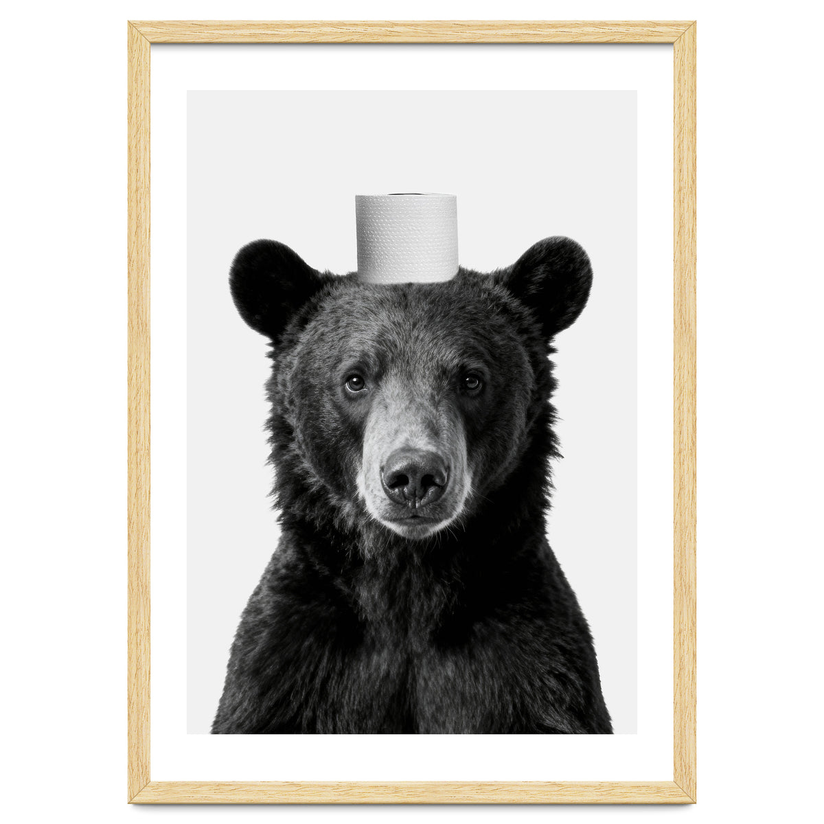 Bear, Toilet Paper Crown, Nursery Animal Art for Children