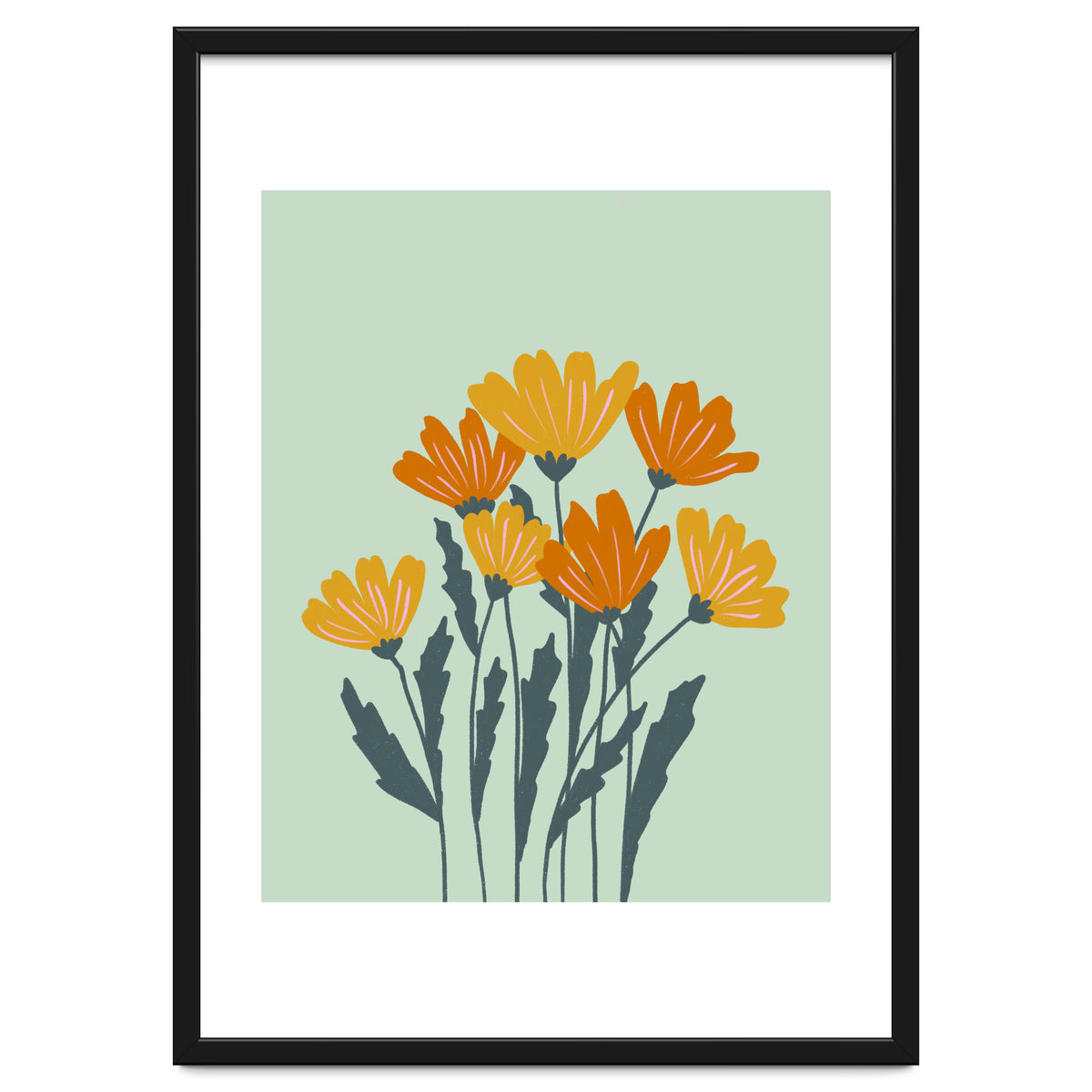 Orange and Yellow Flowers