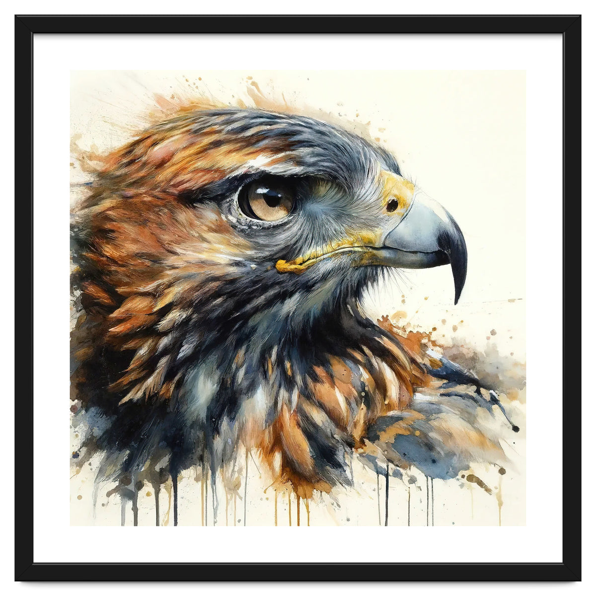 Eagle Gaze Across The Horizon