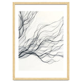 Abstract Black Branching Lines Flowing thumbnail