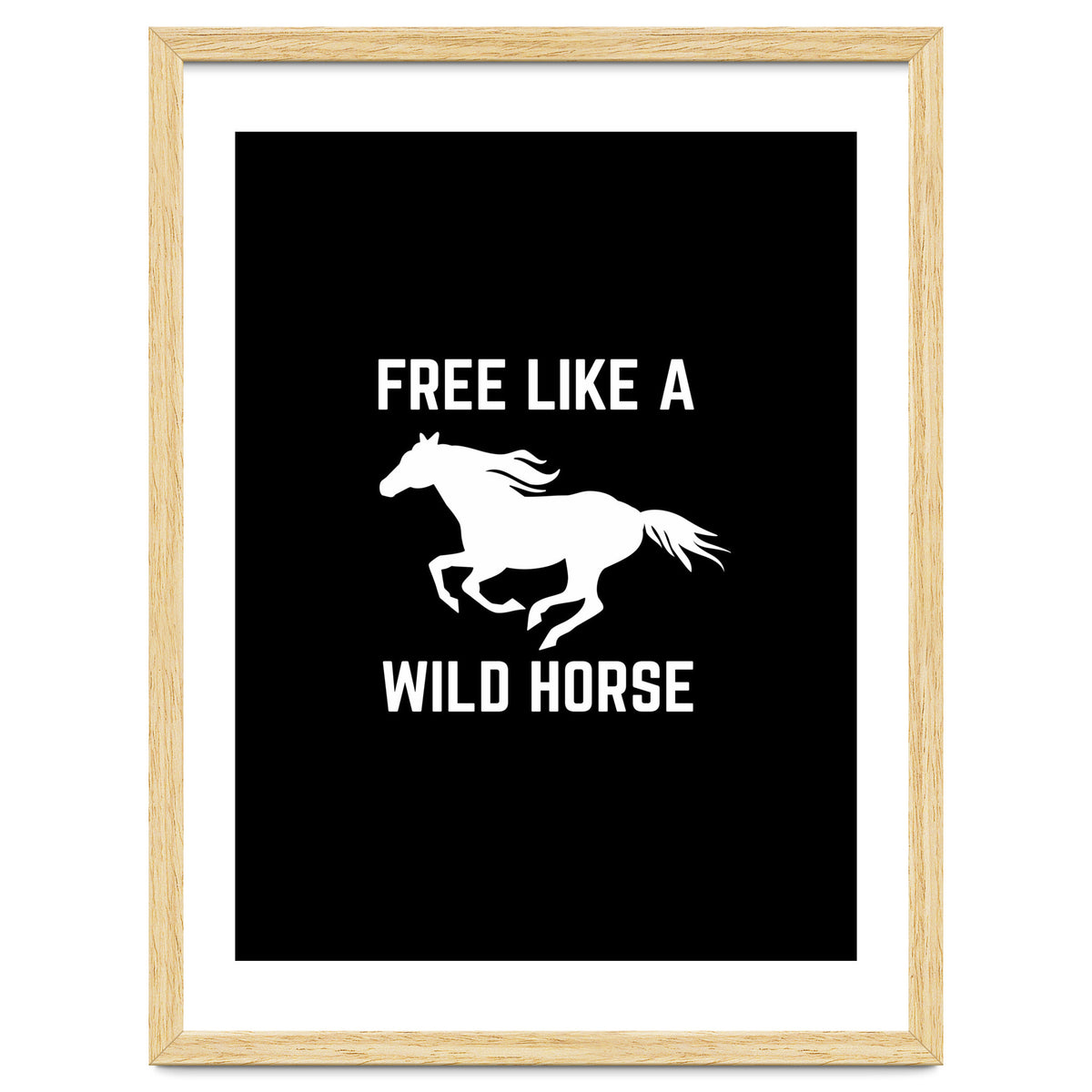 Free like a wild horse