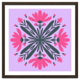 Magenta mandala flowers thumbnail