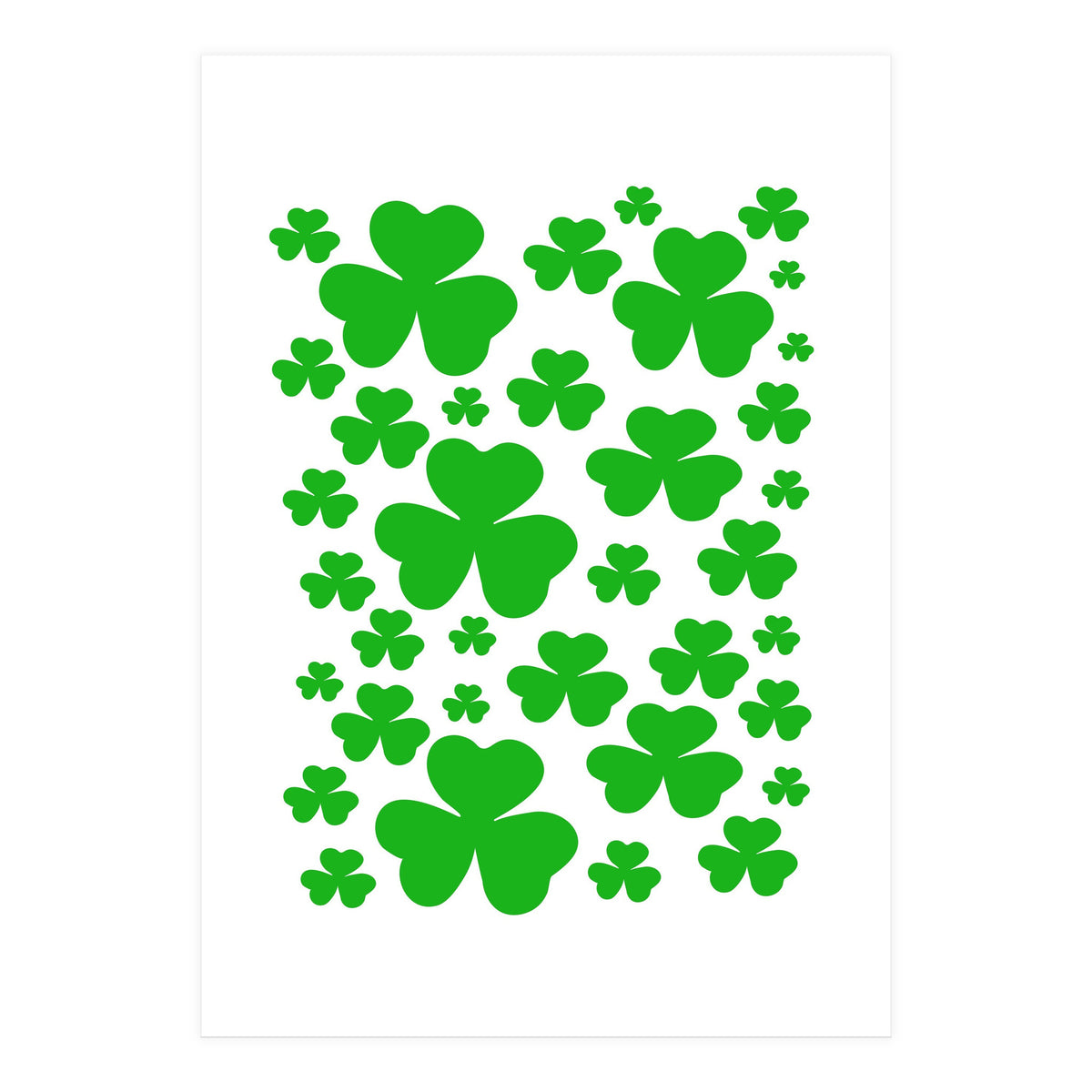 Lucky leaf clovers (Print Only)
