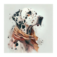 Watercolor Dalmatian Dog (Print Only)