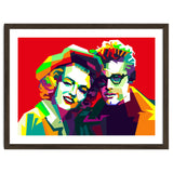 Marilyn Monroe And James Dean Pop Art WPAP thumbnail