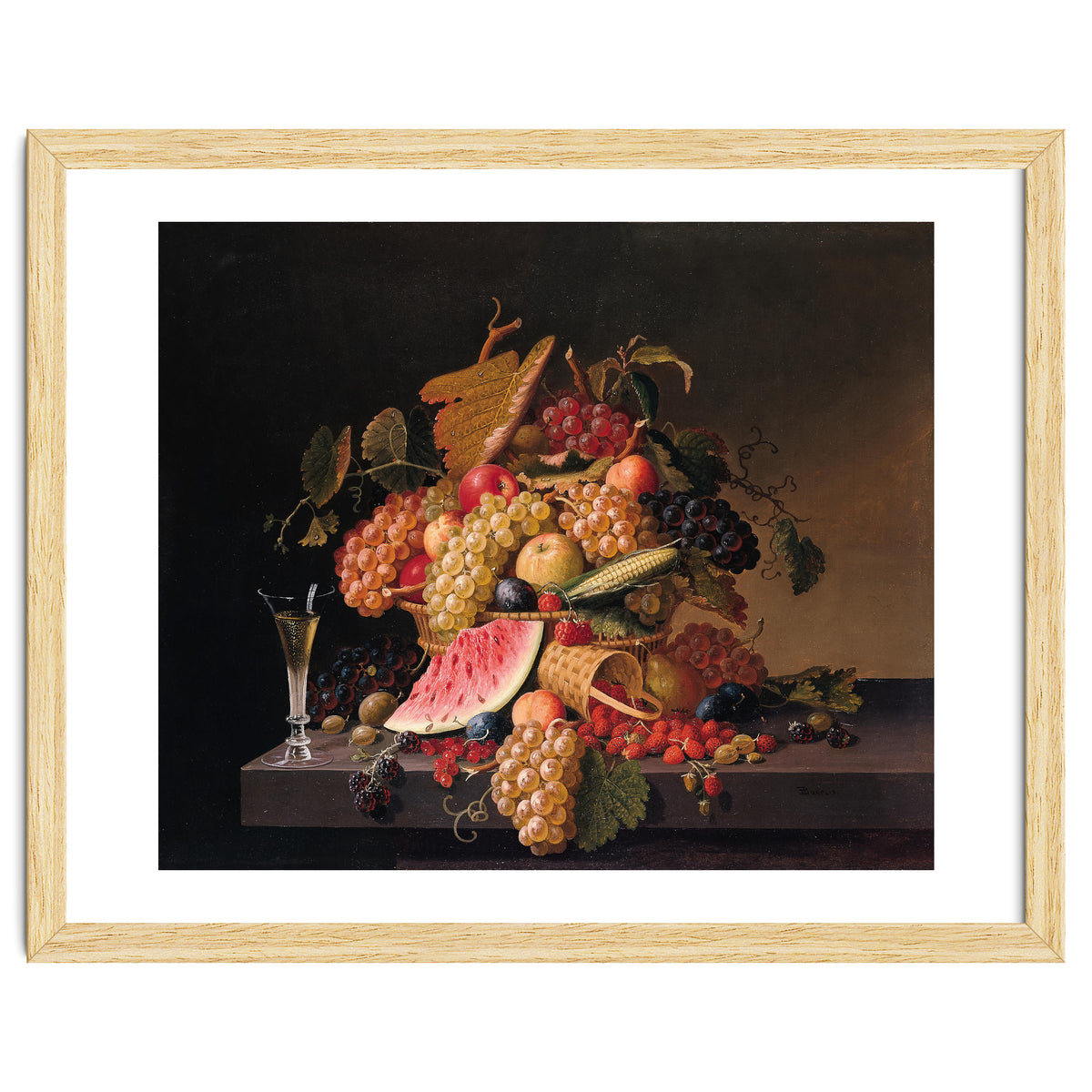 Paul Lacroix (Activo en Nueva York, entre 1855 y 1869-). The Abundance of Summer (s.f). Oil on ca...