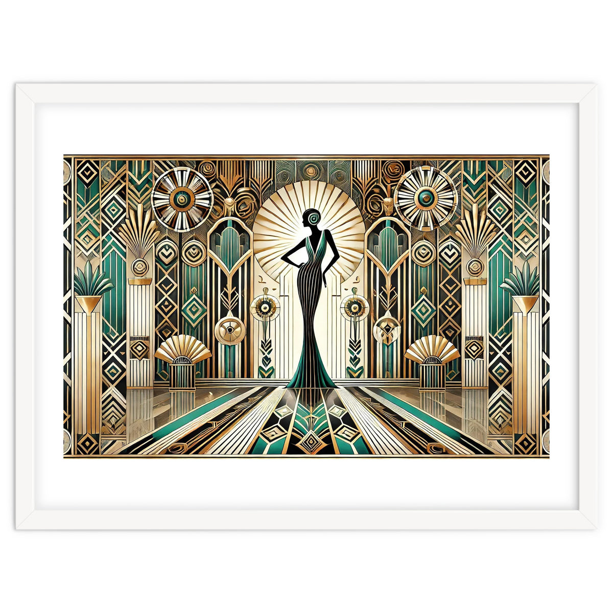 Art Deco Glamour Woman